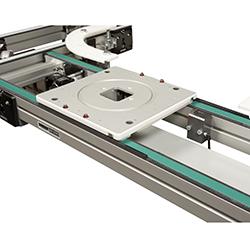 DualMove Pallet System Utilizes Timing Belt for Precise Robotic Integration